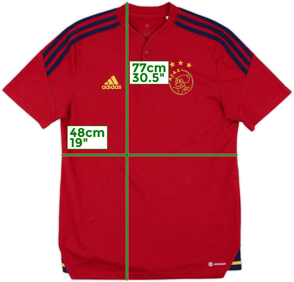 2022-23 Ajax adidas Polo Shirt - 10/10 - (S)