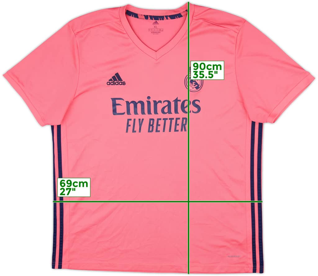 2020-21 Real Madrid Away Shirt - 9/10 - (XL)
