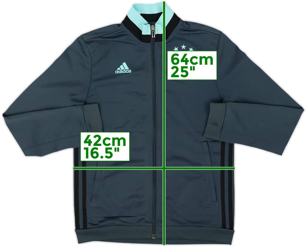 2016-17 Ajax adidas Track Jacket - 8/10 - (M.Boys)