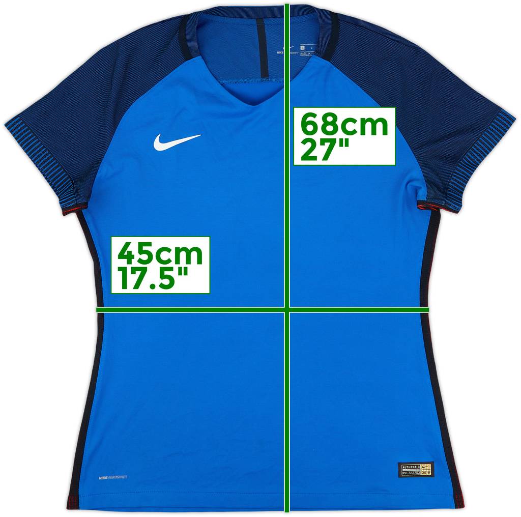 2016-17 France Women's Player Issue Home Shirt - 8/10 - (Women's L)