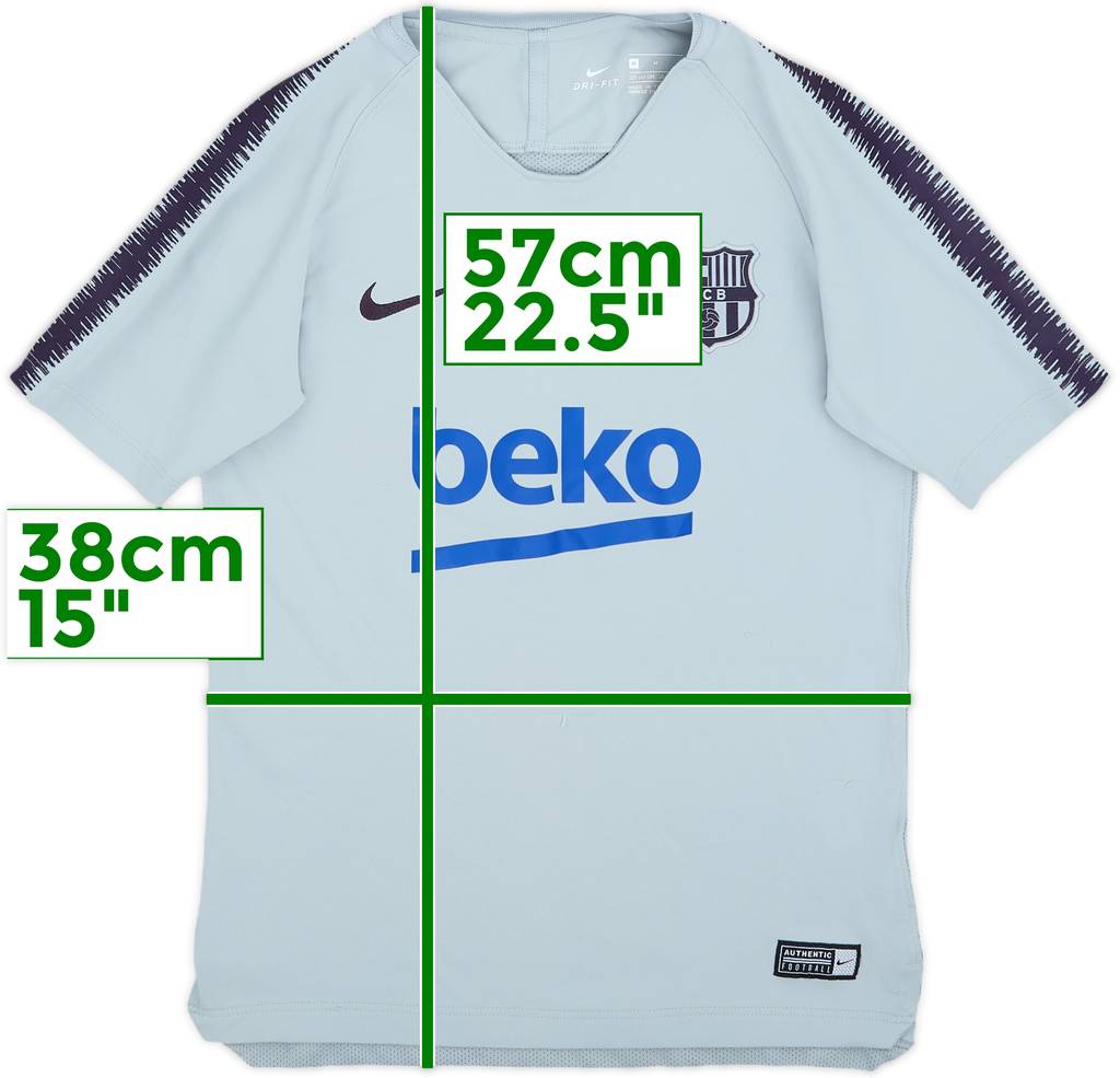 2018-19 Barcelona Nike Training Shirt - 8/10 - (M.Boys)