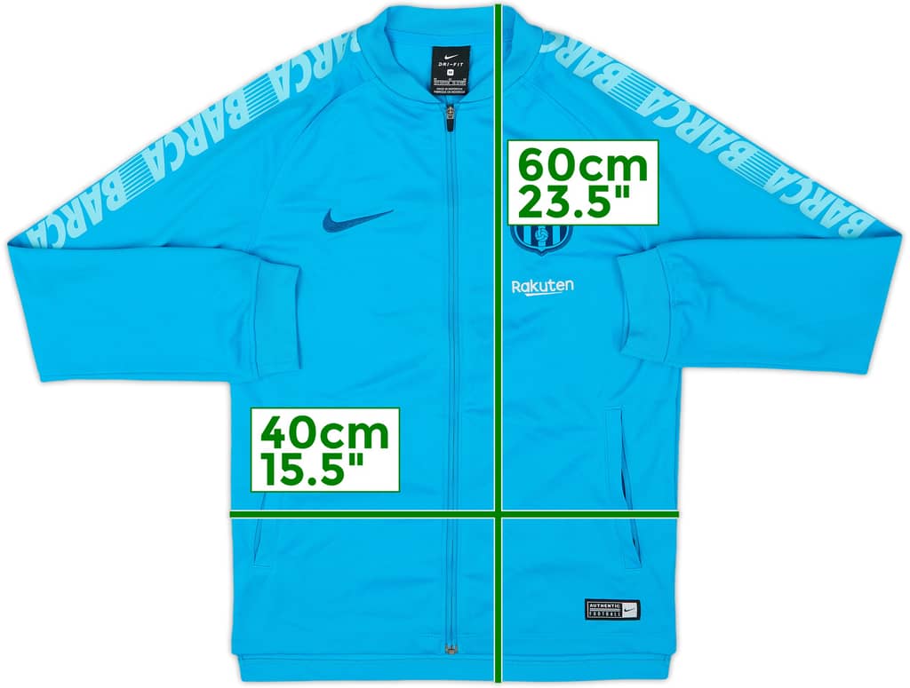 2018-19 Barcelona Nike Track Jacket - 10/10 - (M.Boys)