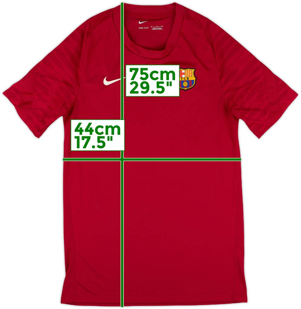 2021-22 Barcelona Nike Training Shirt - 9/10 - (S)