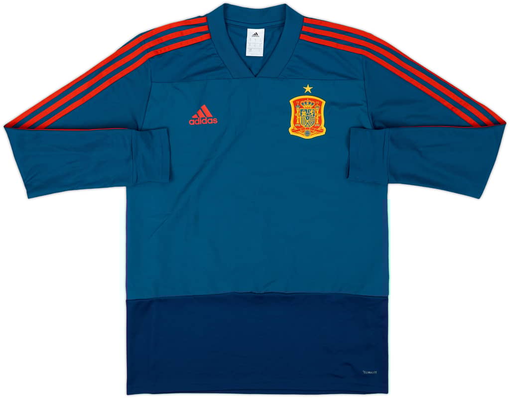 2017-18 Spain adidas Drill Top - 10/10 - (M)