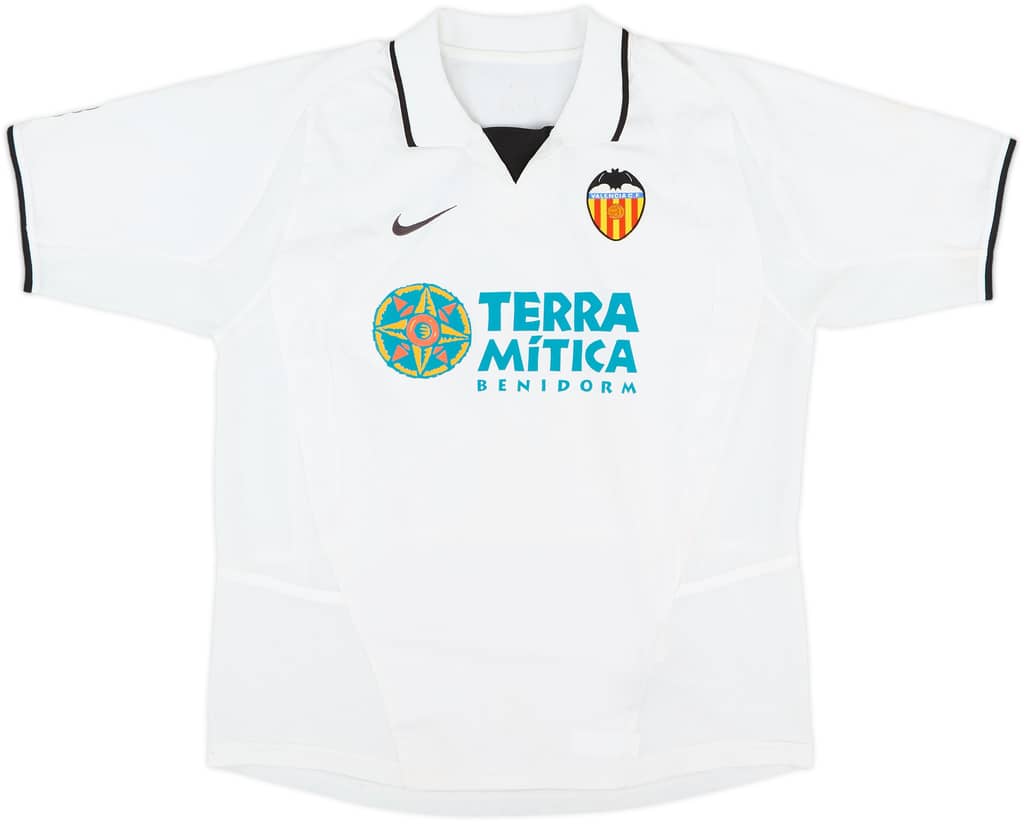 2002-03 Valencia Home Shirt - 8/10 - (L.Boys)