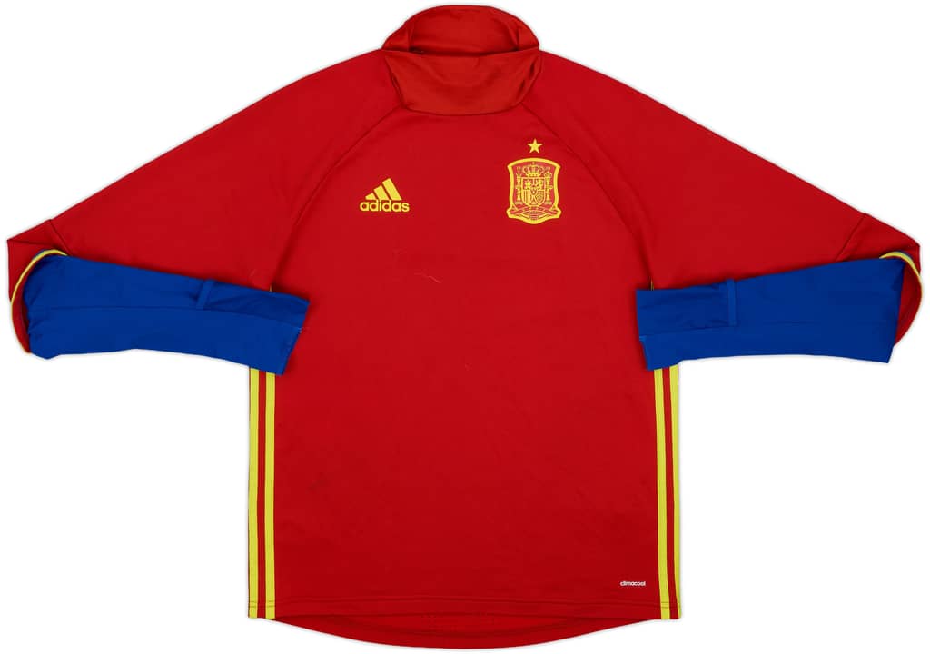 2015-16 Spain adidas Sweat Top - 8/10 - (M)