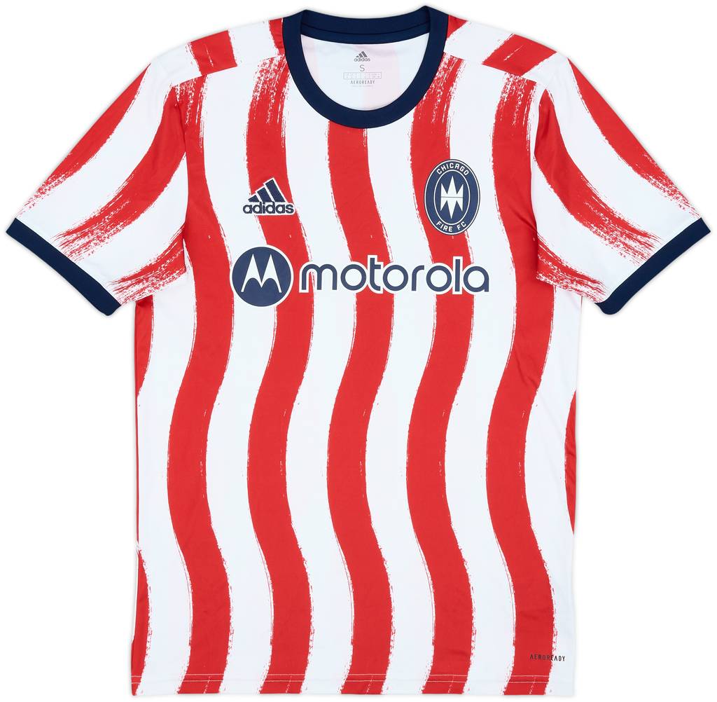 2021 Chicago Fire adidas Pre-Match Training Shirt - 9/10 - (S)