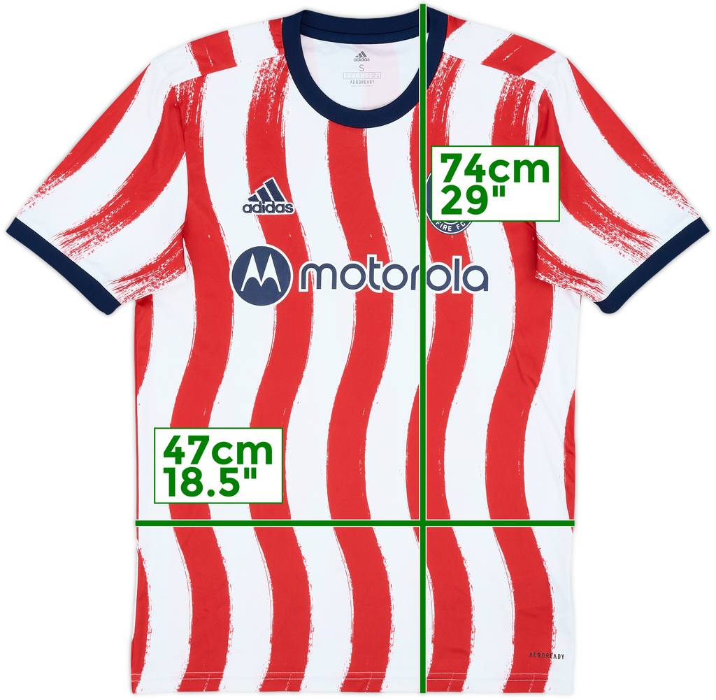 2021 Chicago Fire adidas Pre-Match Training Shirt - 9/10 - (S)