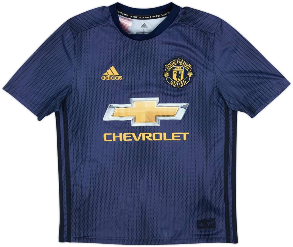2018-19 Manchester United Third Shirt - 9/10 - (L.Boys)
