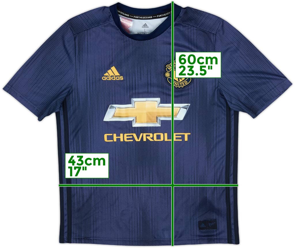 2018-19 Manchester United Third Shirt - 9/10 - (L.Boys)