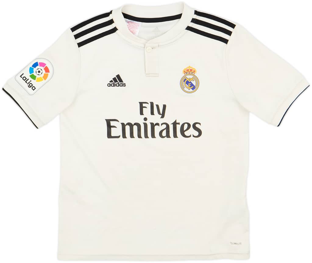 2018-19 Real Madrid Home Shirt - 6/10 - (M.Boys)