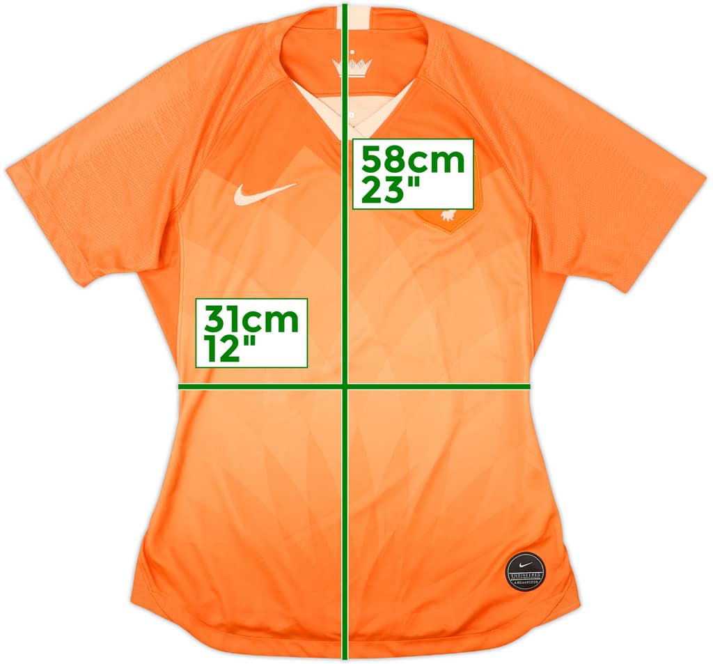 2019-20 Netherlands Women's Home Shirt - 8/10 - (Women's S)