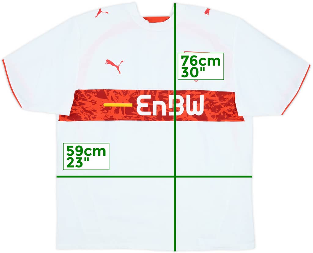 2006-07 Stuttgart Home Shirt - 8/10 - (XL)