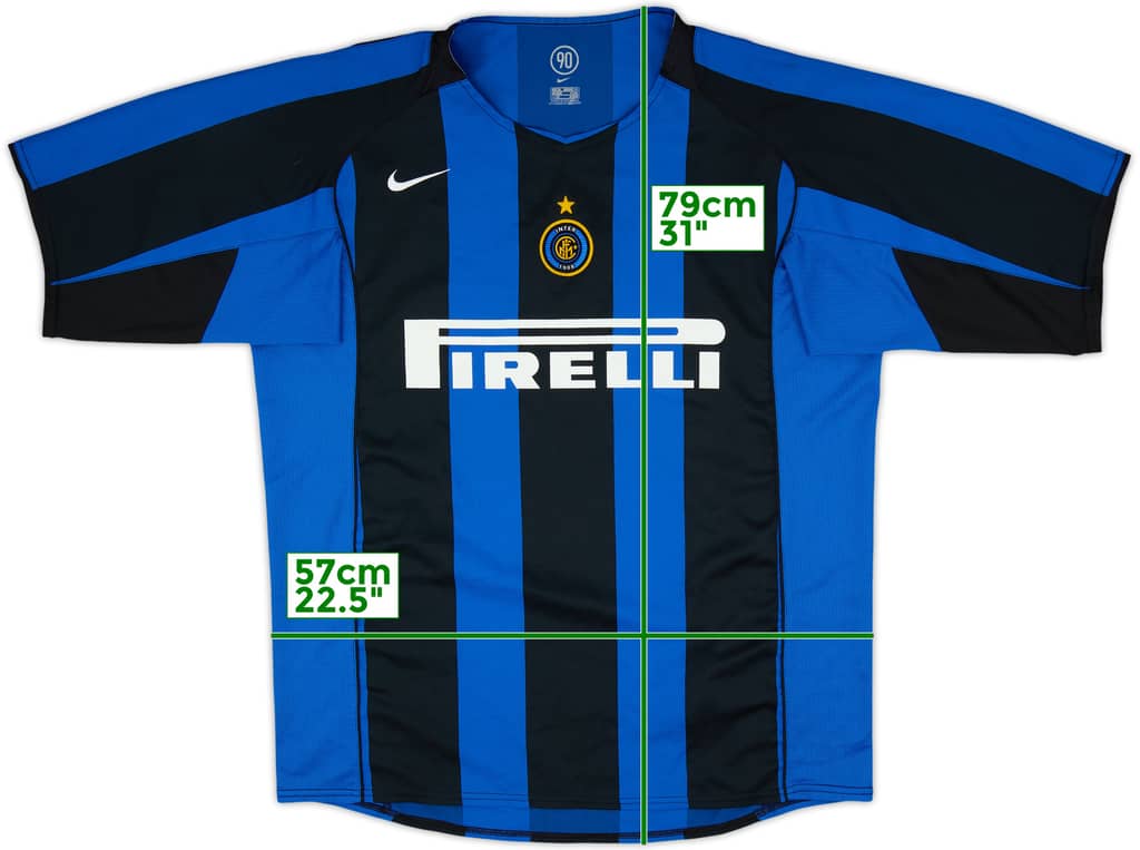 2004-05 Inter Milan Home Shirt - 9/10 - (XL)