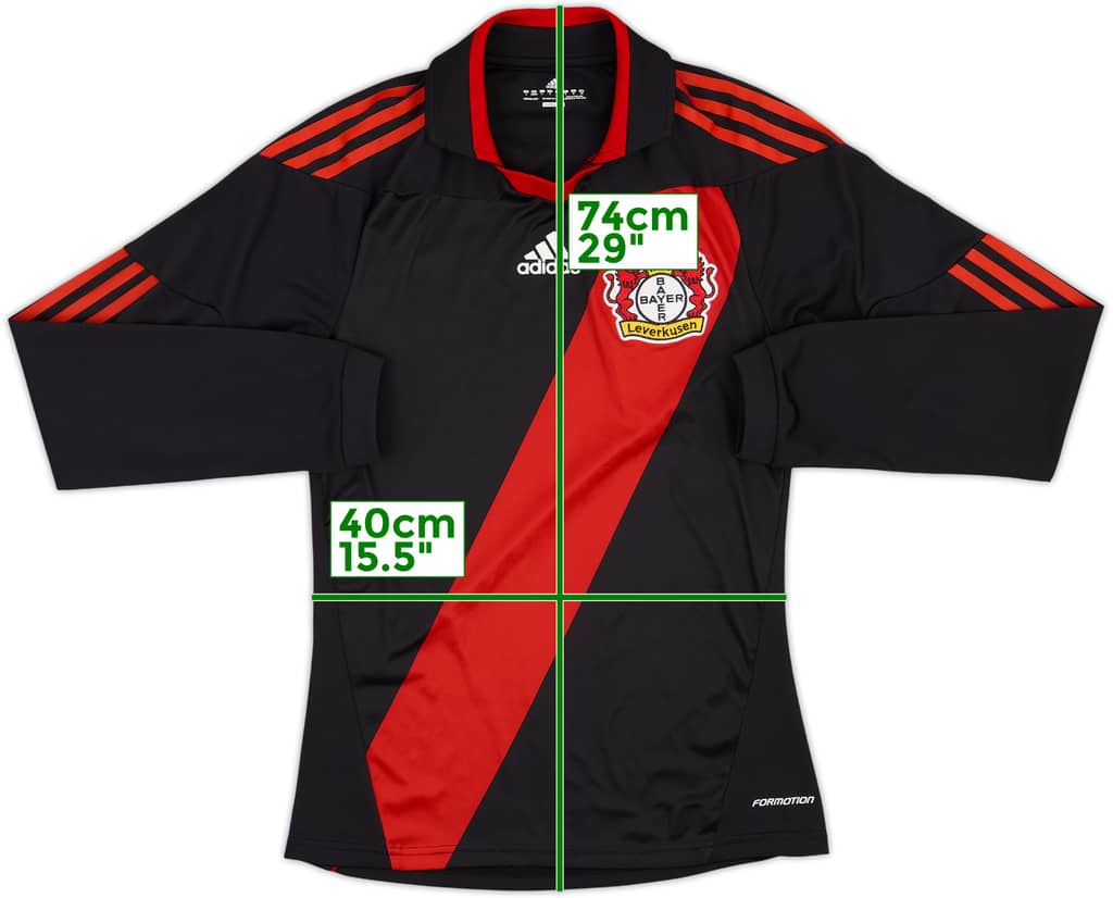 2010-11 Bayer Leverkusen Player Issue Home L/S Shirt - 9/10 - (S)