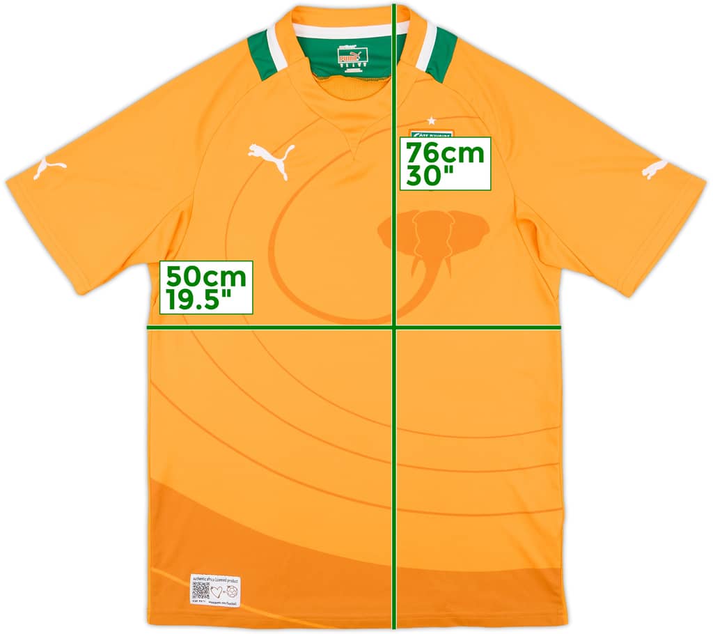 2010-11 Ivory Coast Home Shirt - 10/10 - (M)