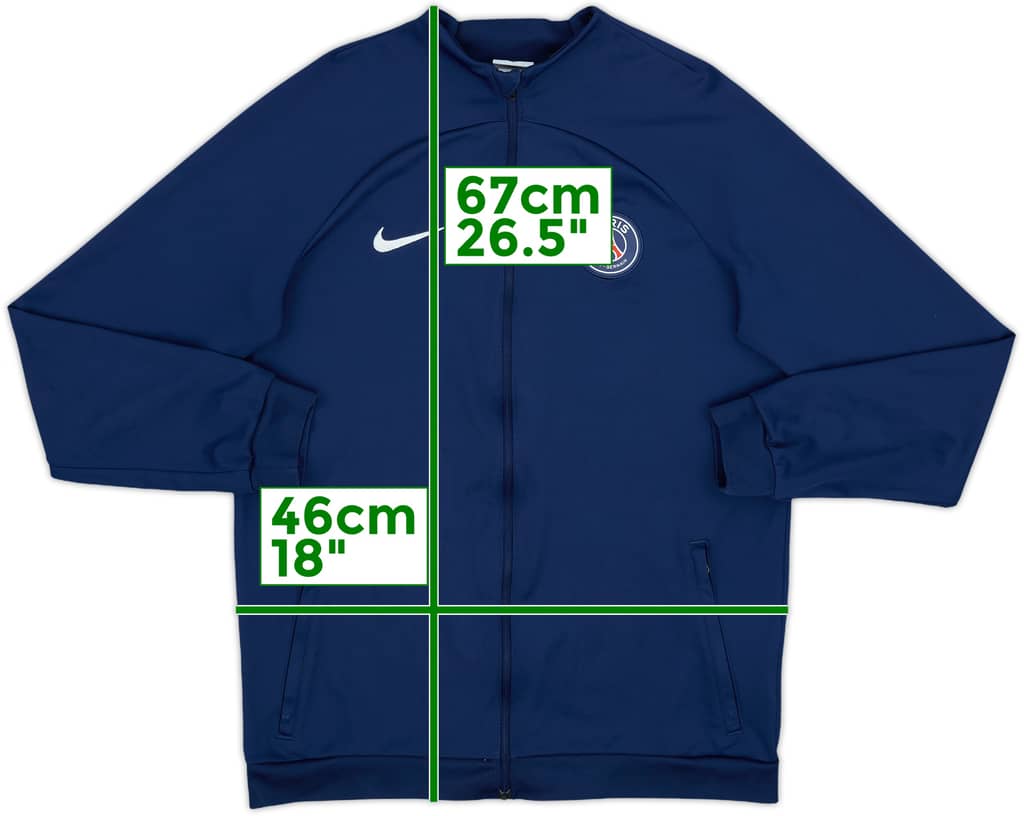 2022-23 Paris Saint-Germain Nike Track Jacket - 8/10 - (XL.Boys)