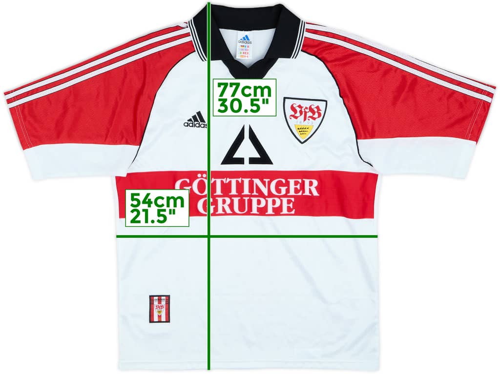 1998-99 Stuttgart Home Shirt - 8/10 - (M)