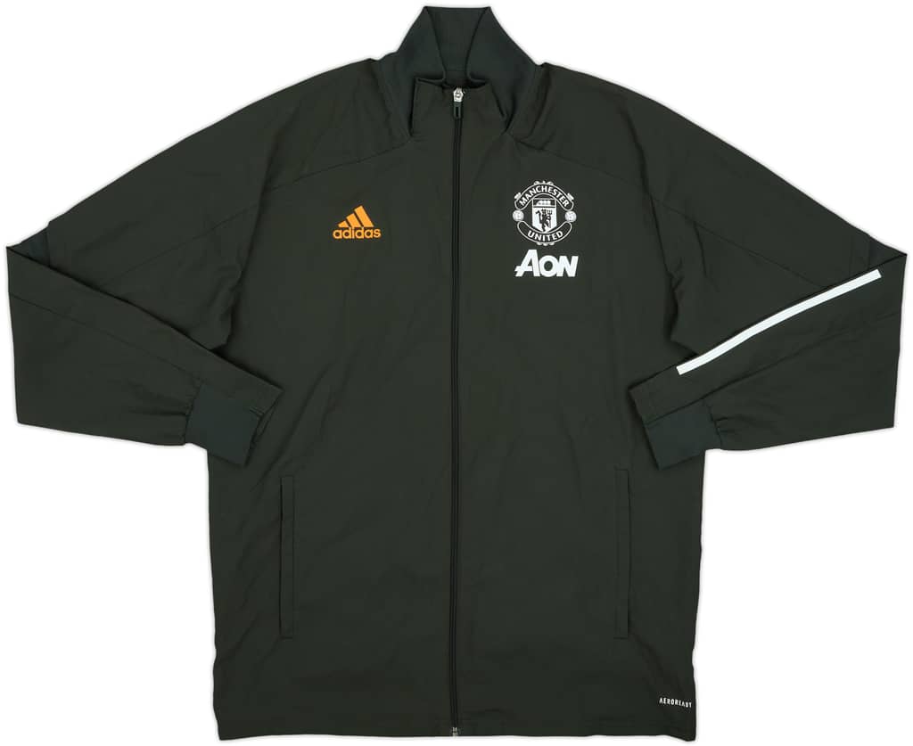 2020-21 Manchester United adidas Track Jacket - 8/10 - (L)