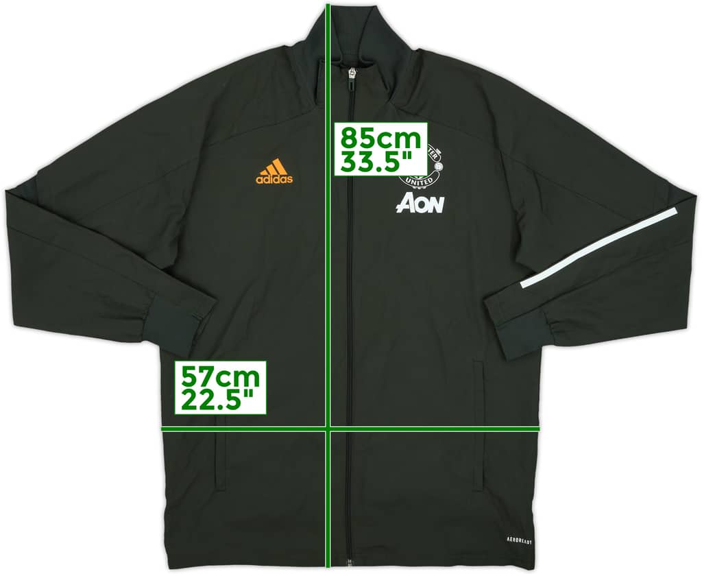 2020-21 Manchester United adidas Track Jacket - 8/10 - (L)