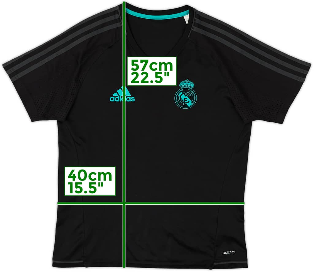 2017-18 Real Madrid adizero Training Shirt - 8/10 - (S)