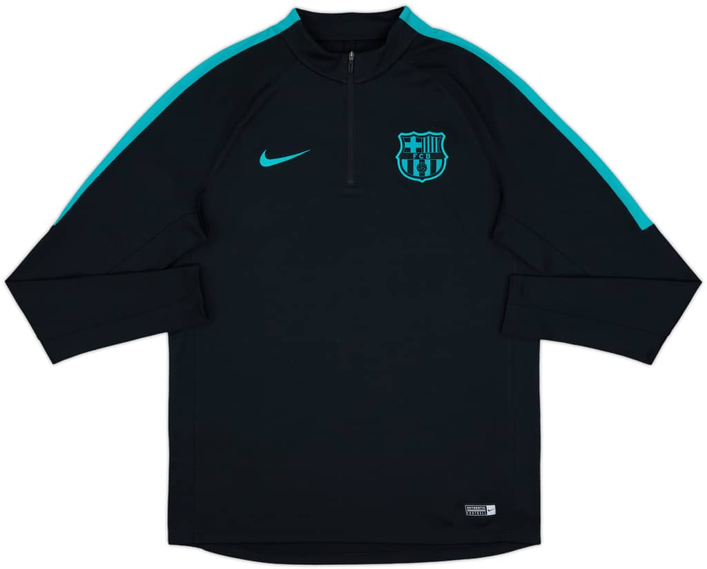 2016-17 Barcelona Nike 1/4 Zip Drill Top - 7/10 - (L)
