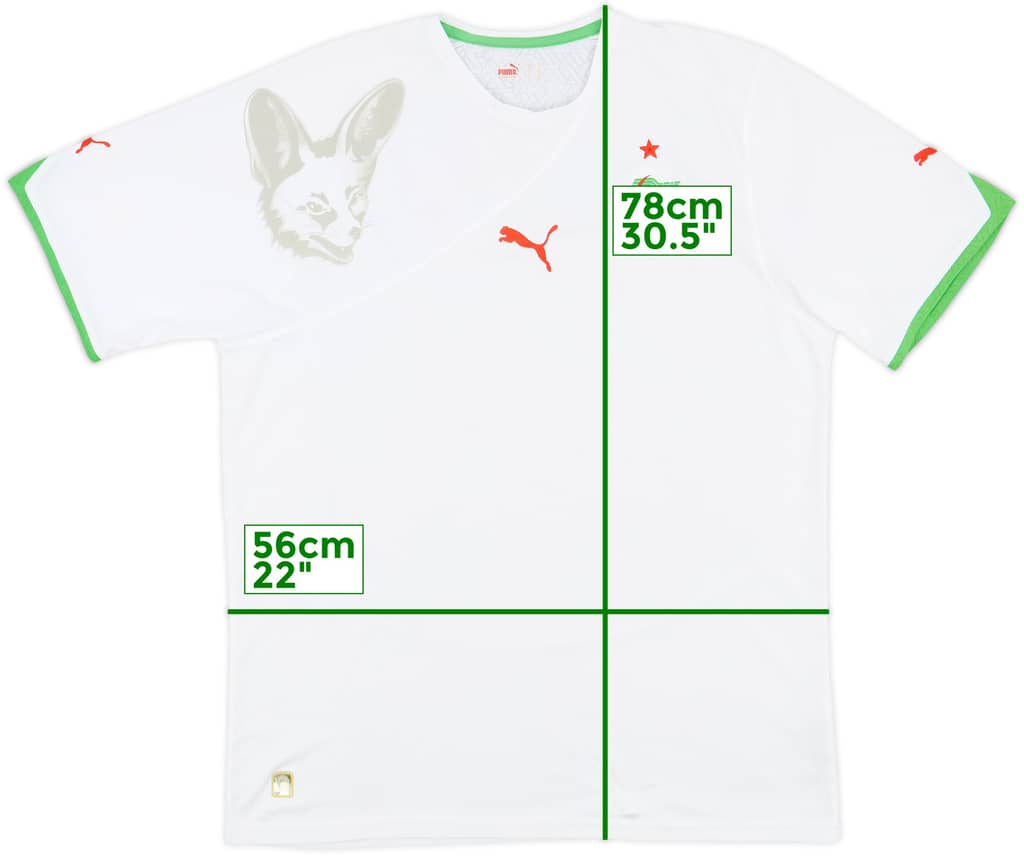 2010-11 Algeria Home Shirt - 9/10 - (XL)