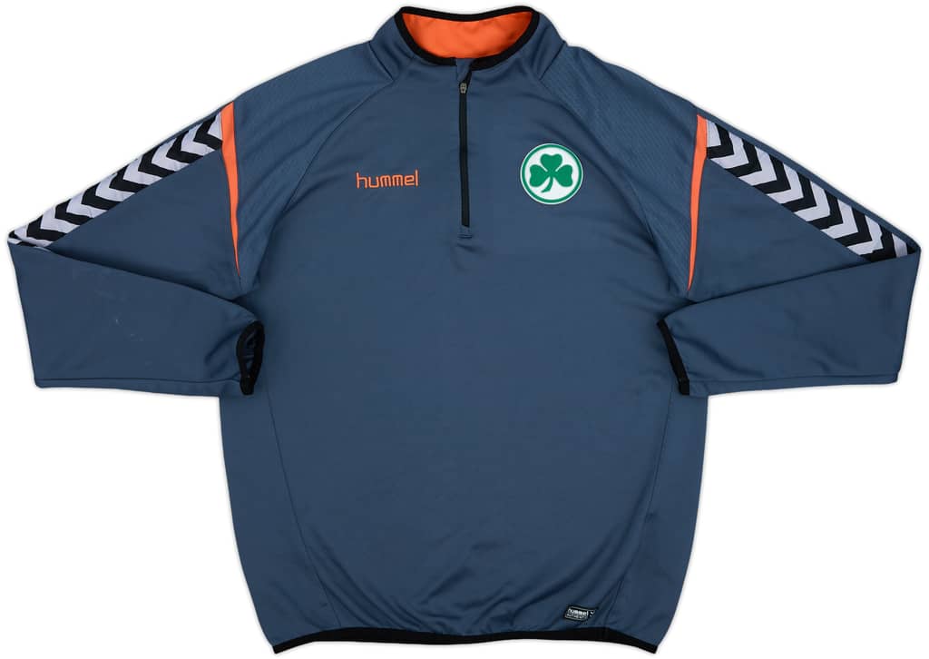 2018-19 Greuther Furth Hummel 1/4 Zip Drill Top - 7/10 - (L)