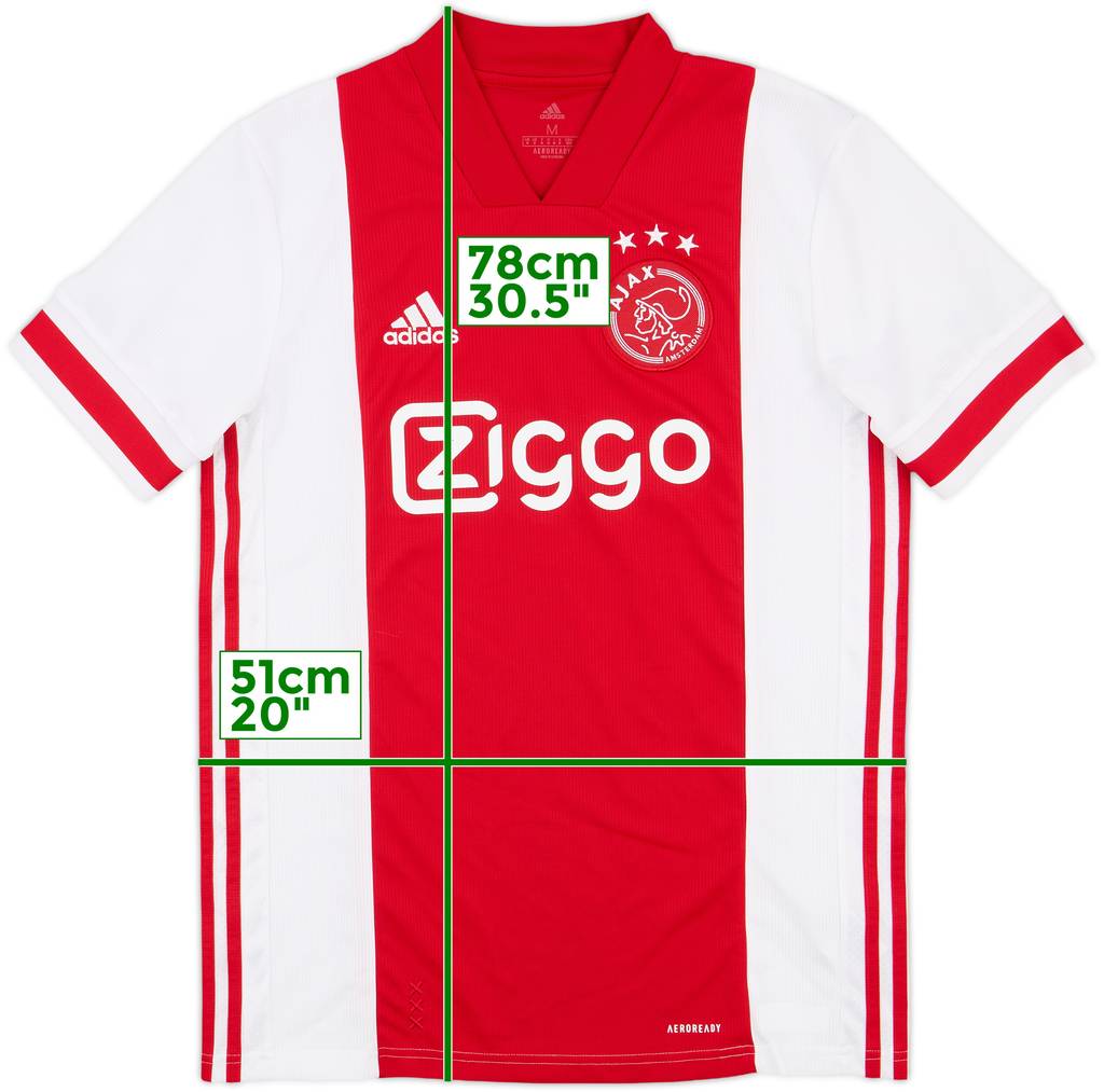 2020-21 Ajax Home Shirt - 8/10 - (M)