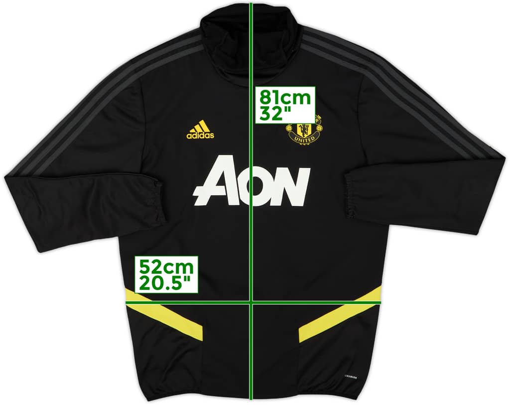 2019-20 Manchester United adidas Drill Top - 8/10 - (M)