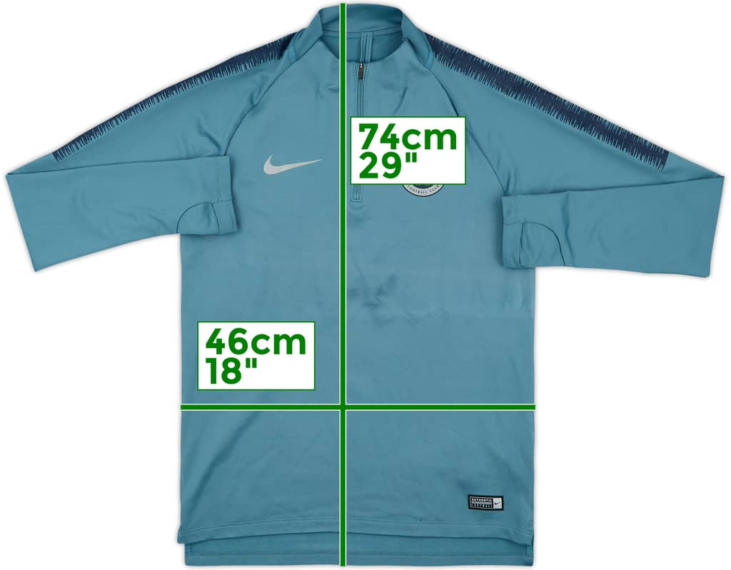 2018-19 Chelsea Nike 1/4 Zip Drill Top - 6/10 - (S)