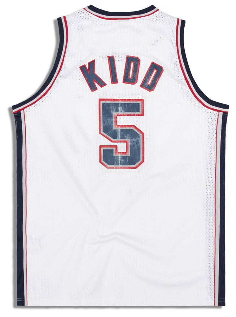 2001-04 New Jersey Nets Kidd #5 Nike Swingman Jersey (Home) XXL
