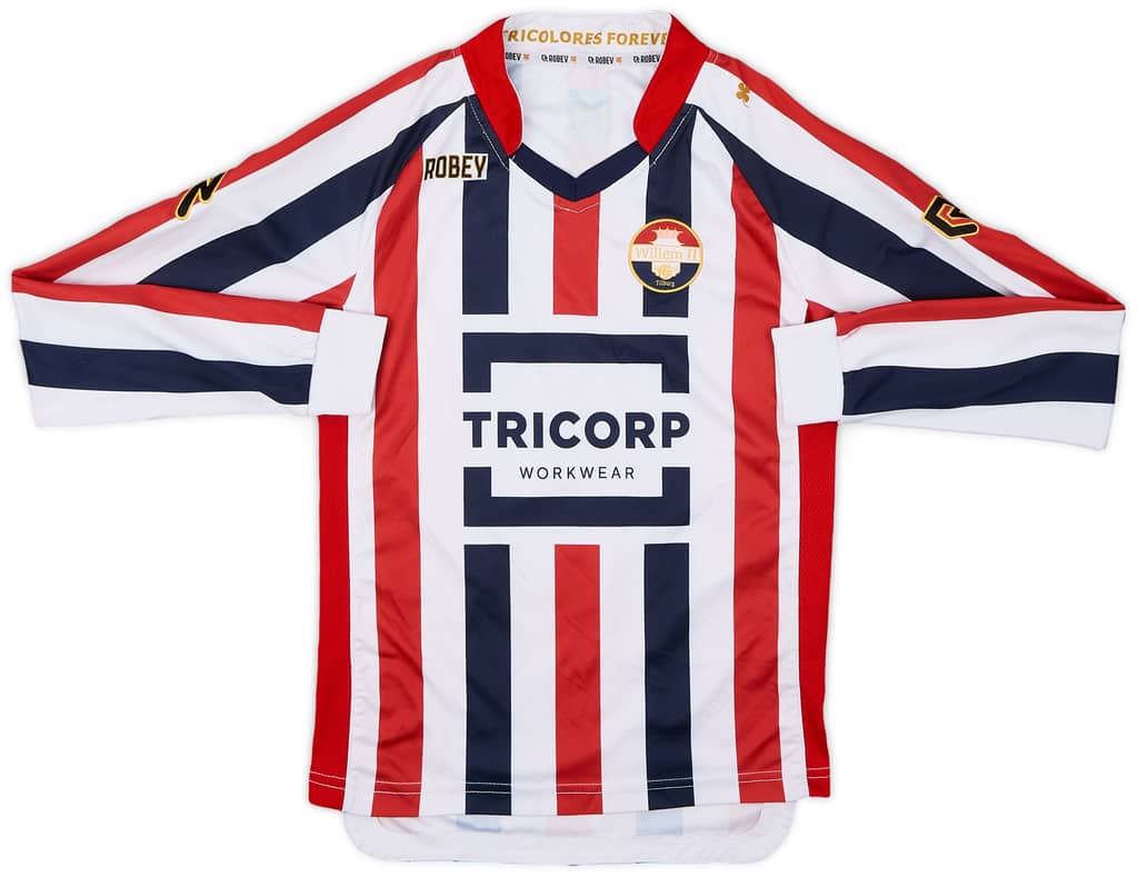 2014-15 Willem II Home L/S Shirt #2 - 8/10 - (S.Boys)