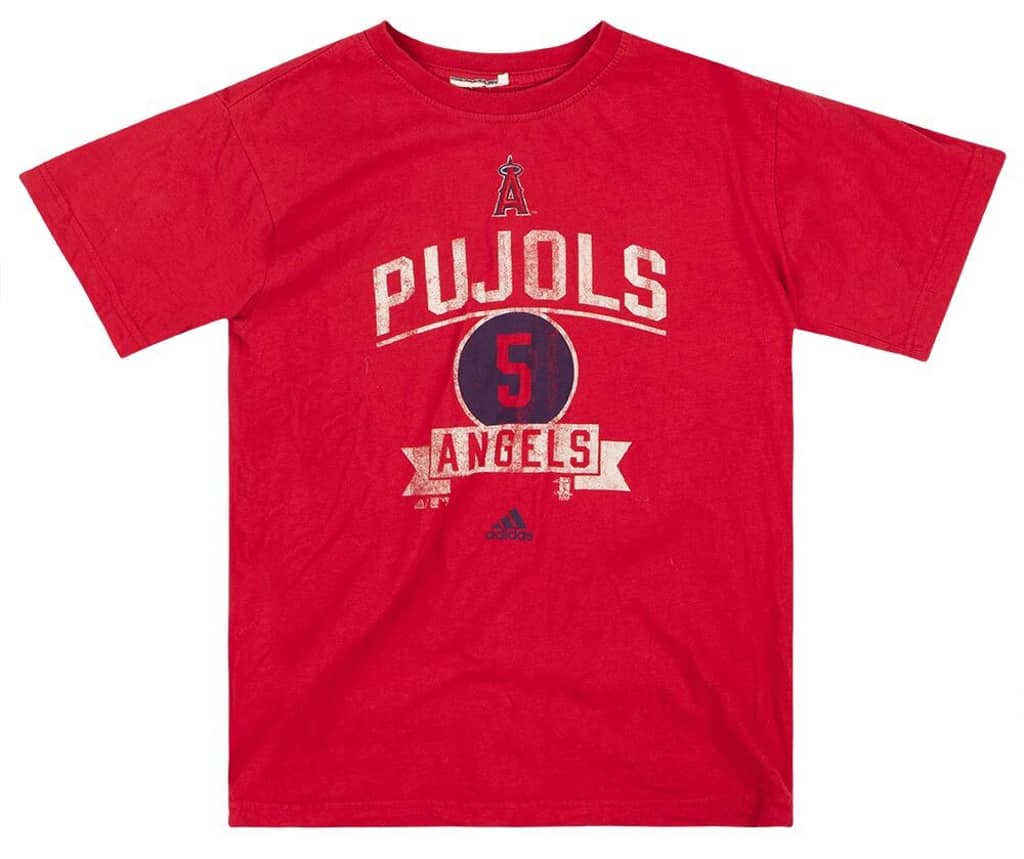 2010s LA Angels Pujols adidas Graphic Tee Y