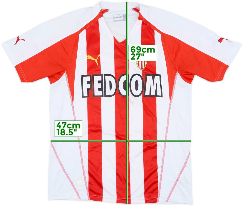2005-06 Monaco European Home Shirt - 6/10 - (L)