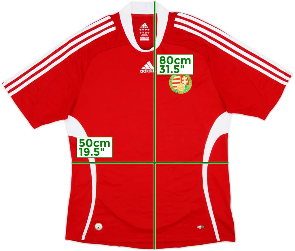 2008-09 Hungary Home Shirt - 8/10 - (L)