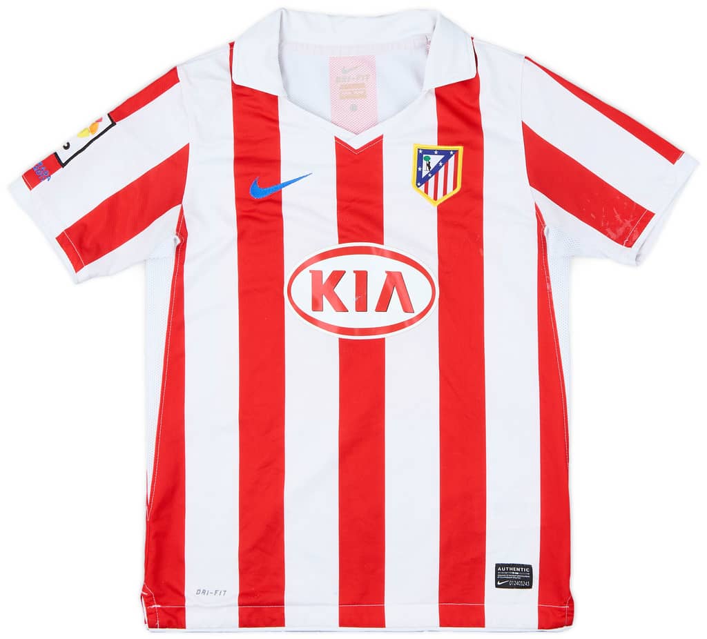 2010-11 Atletico Madrid Home Shirt - 6/10 - (L.Boys)