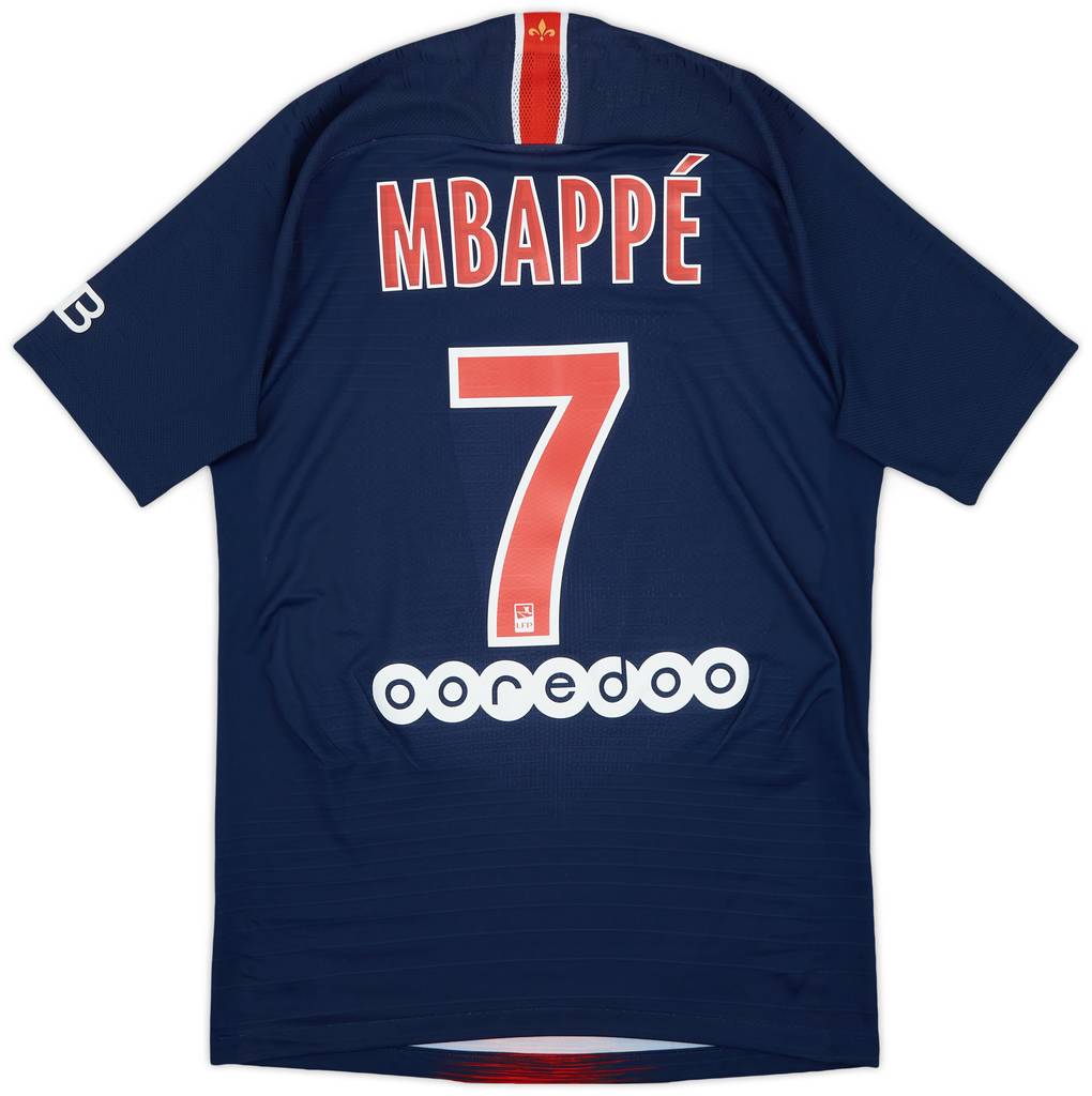2018-19 Paris Saint-Germain Authentic Home Shirt Mbappé #7 - 9/10 - (S)