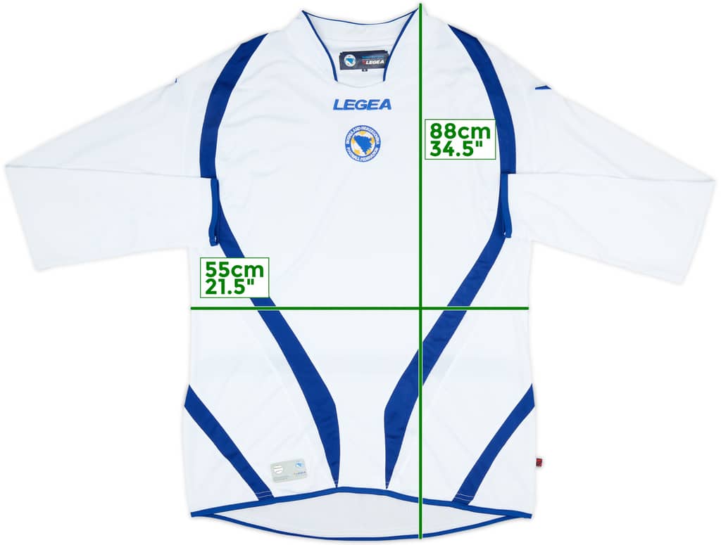 2012 Bosnia & Herzegovina Away L/S Shirt - 9/10 - (XL)