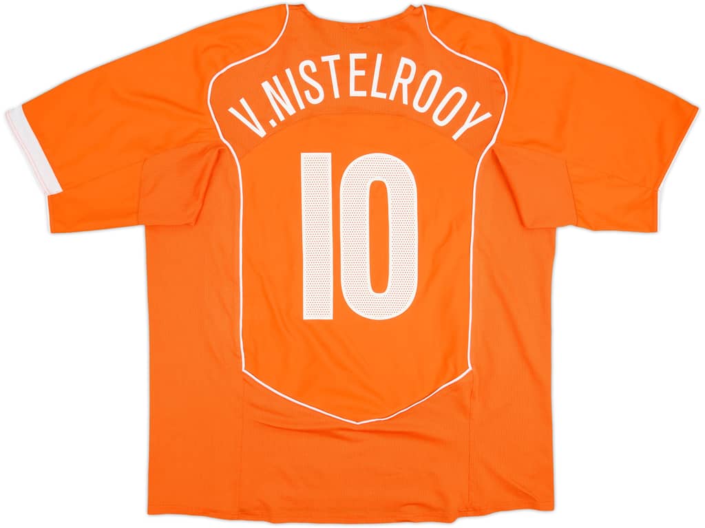 2004-06 Netherlands Home Shirt V.Nistelrooy #10 - 5/10 - (XXL)