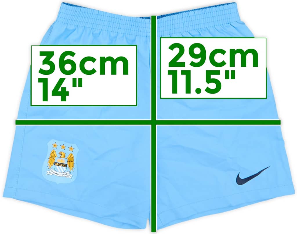 2014-15 Manchester City Home Shorts - 10/10 - (4-5 Years)