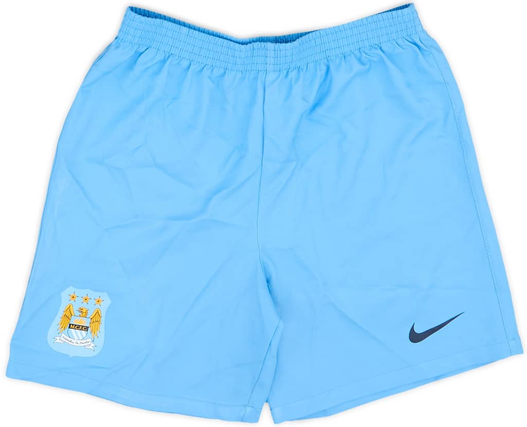 2014-15 Manchester City Home Shorts - 9/10 - (7-8 Years)