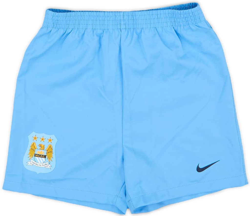 2014-15 Manchester City Home Shorts - 10/10 - (2-3 Years)
