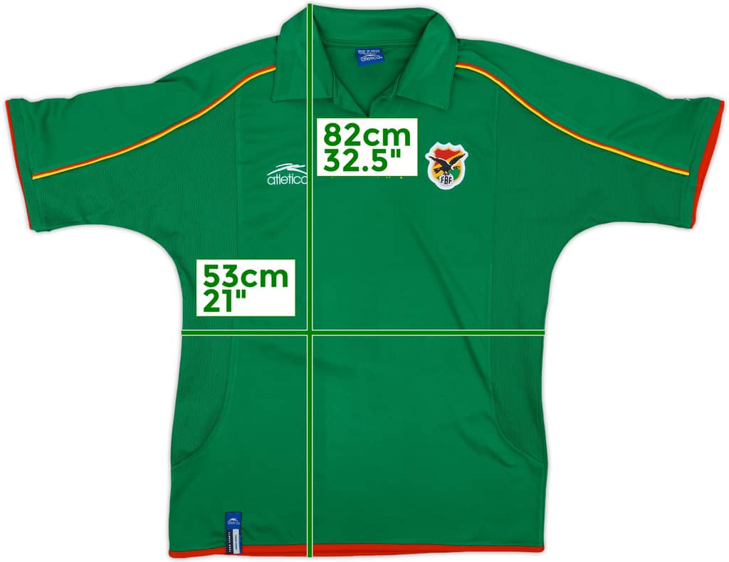 2004 Bolivia Home Shirt - 8/10 - (L)