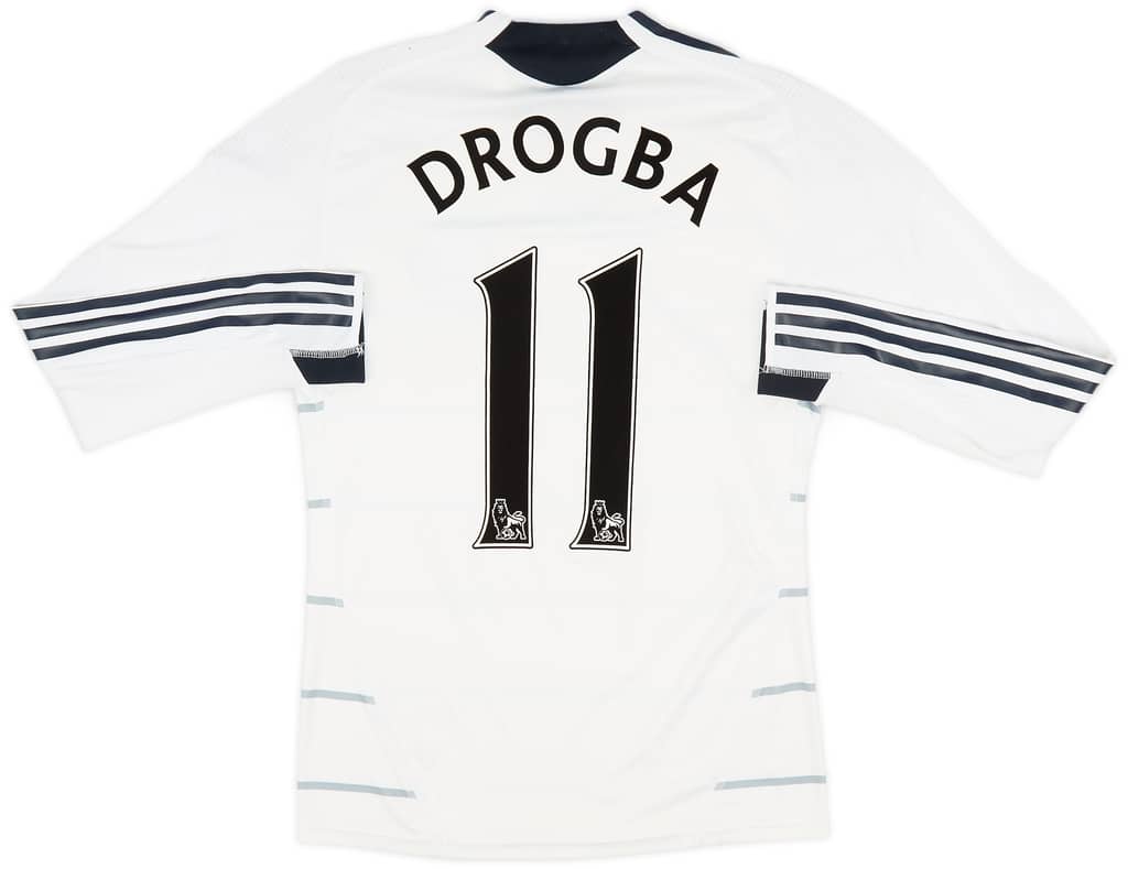 2009-10 Chelsea Player Issue Third L/S Shirt Drogba #11 - 5/10 - (S)