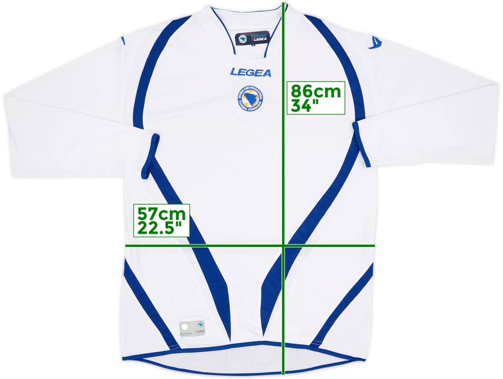 2012 Bosnia & Herzegovina Away L/S Shirt - 7/10 - (XL)