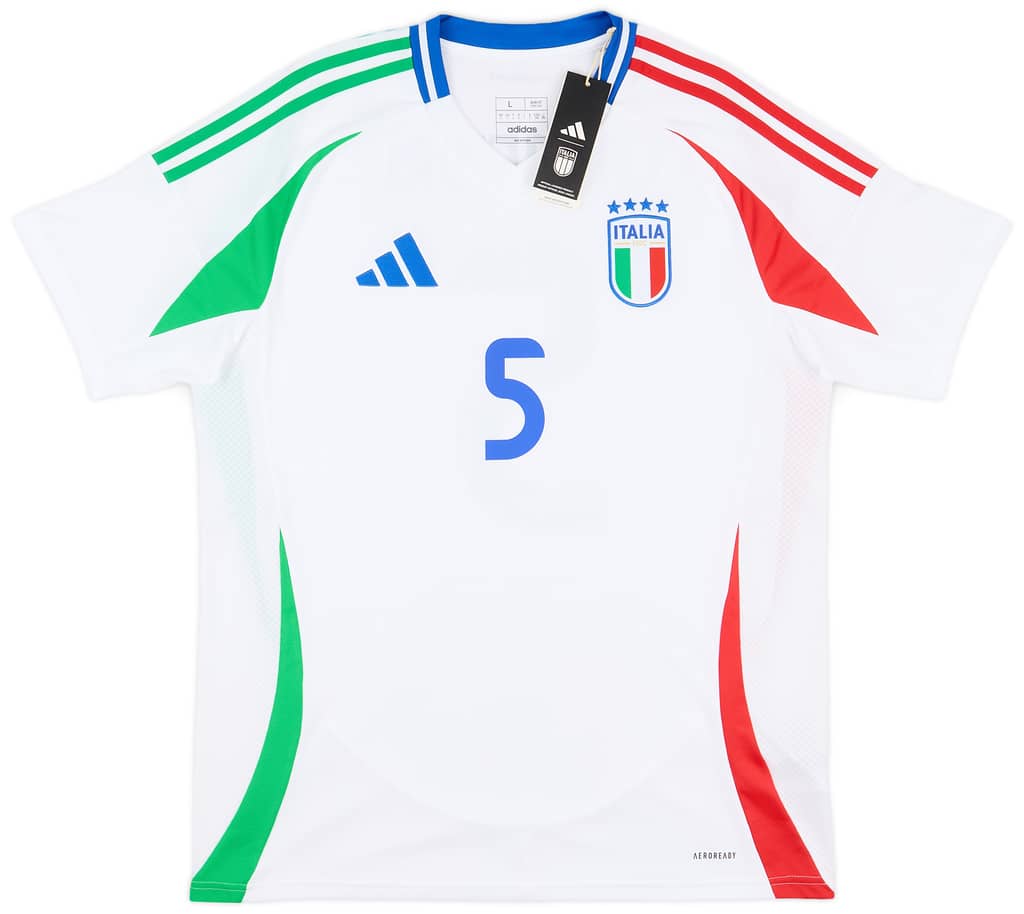 2024-25 Italy Away Shirt Calafiori #5