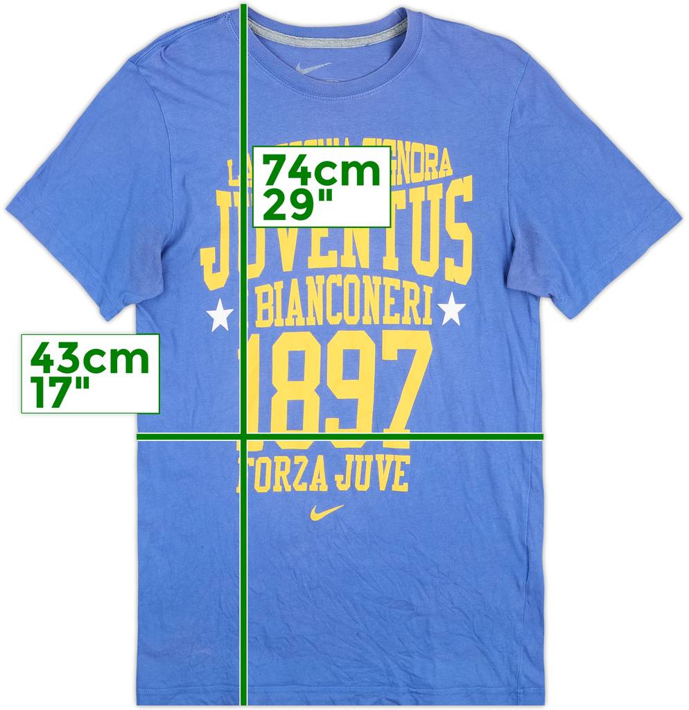 2010-11 Juventus Nike Graphic Tee - 7/10 - (S)