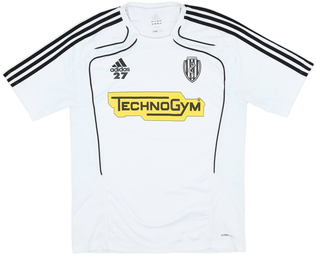 2010-11 Cesena adidas Player Issue Training Shirt #27 - 10/10 - (L)