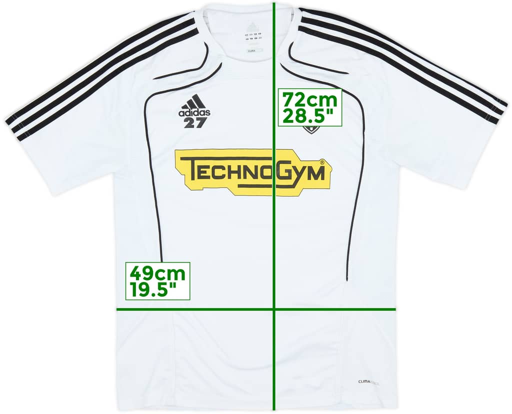 2010-11 Cesena adidas Player Issue Training Shirt #27 - 10/10 - (L)